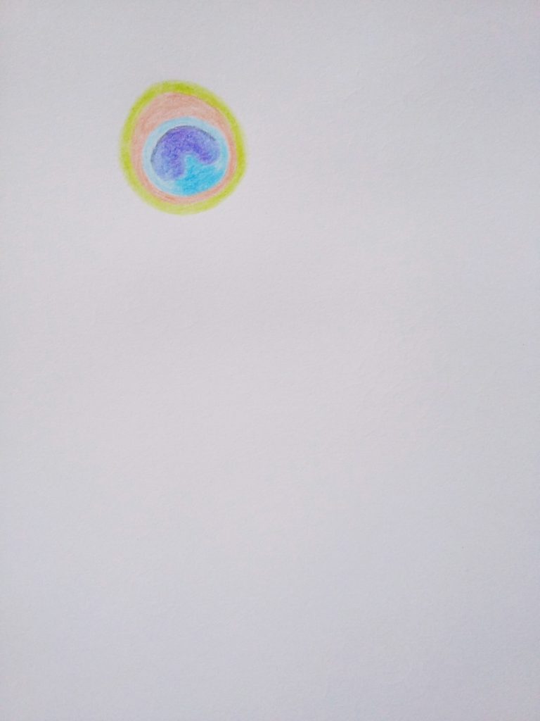 Learn how to draw a colourful peacock feather with watercolour pencils. It's easier than you might think when you break it down colour by colour, and the water does the hard work of blending for you! Click through for the tutorial.