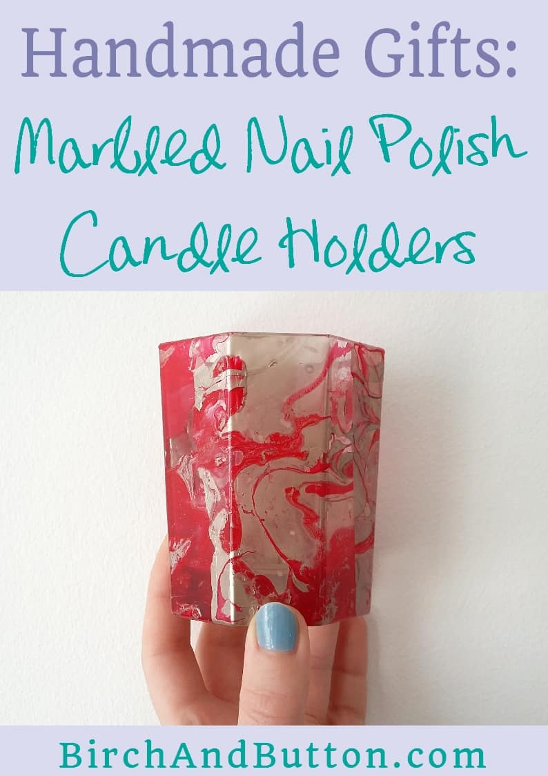 marblednailpolishcandleholders Birch And Button