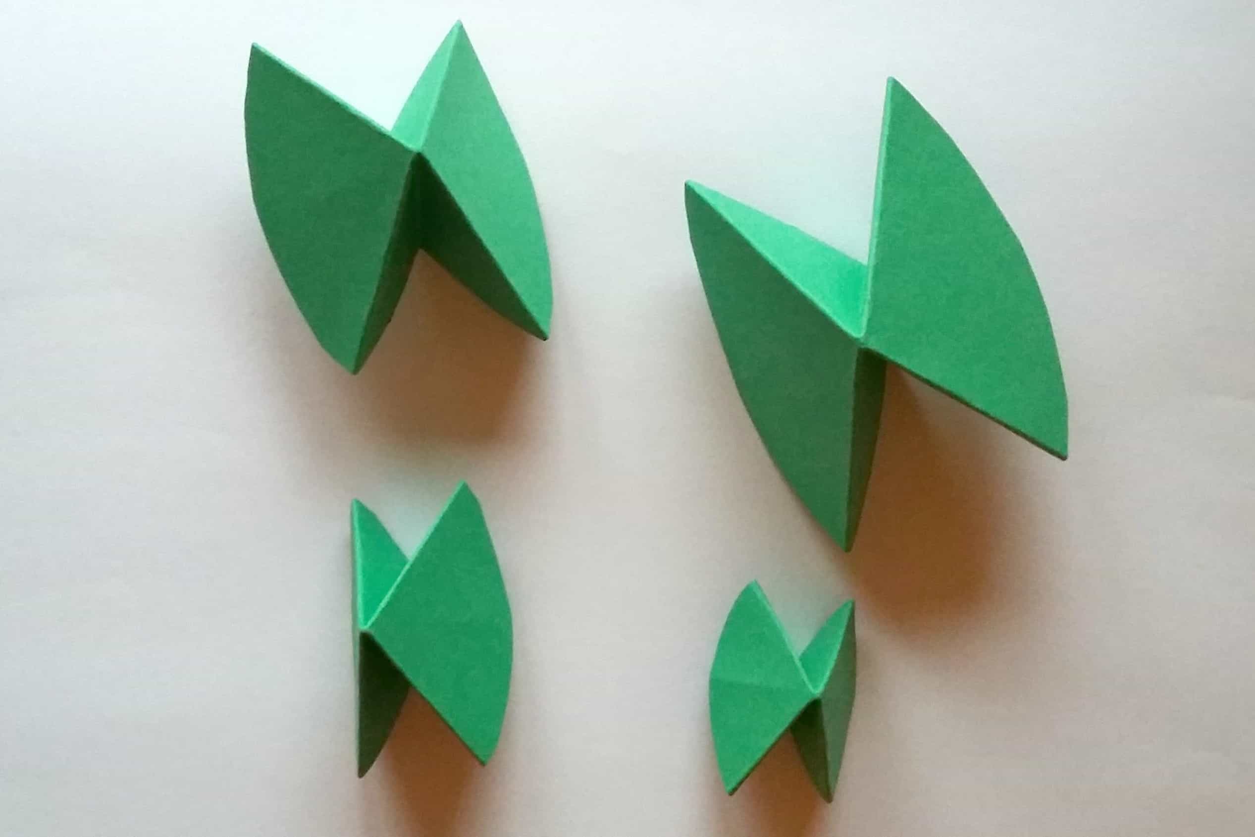 How To Make Folded Paper Christmas Decorations Birch And Button