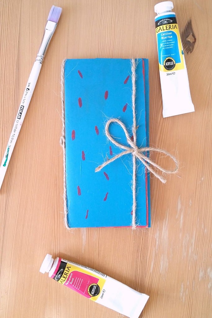 DIY: Mini Notebook From A Cereal Box