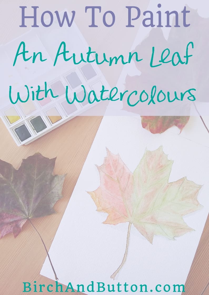 If you'd like to learn how to paint an autumn leaf with watercolours, you're in the right place. It's not as difficult as you might think and it's so satisfying if you love the gorgeous colours that come with the fall season. Click through for the tutorial.