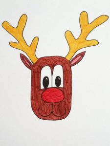 How To Draw A Cartoon Reindeer [step-by-step] - Birch And Button