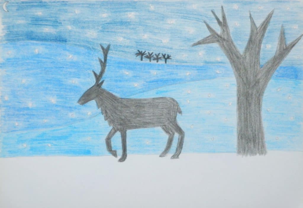 If you're in the mood to practice your drawing with a wintery scene, I have just the thing for you. In this blog post we're going to be drawing and colouring a stag standing in a snowy landscape. It's a straightforward pencil drawing that's still really effective. Click through for the tutorial.