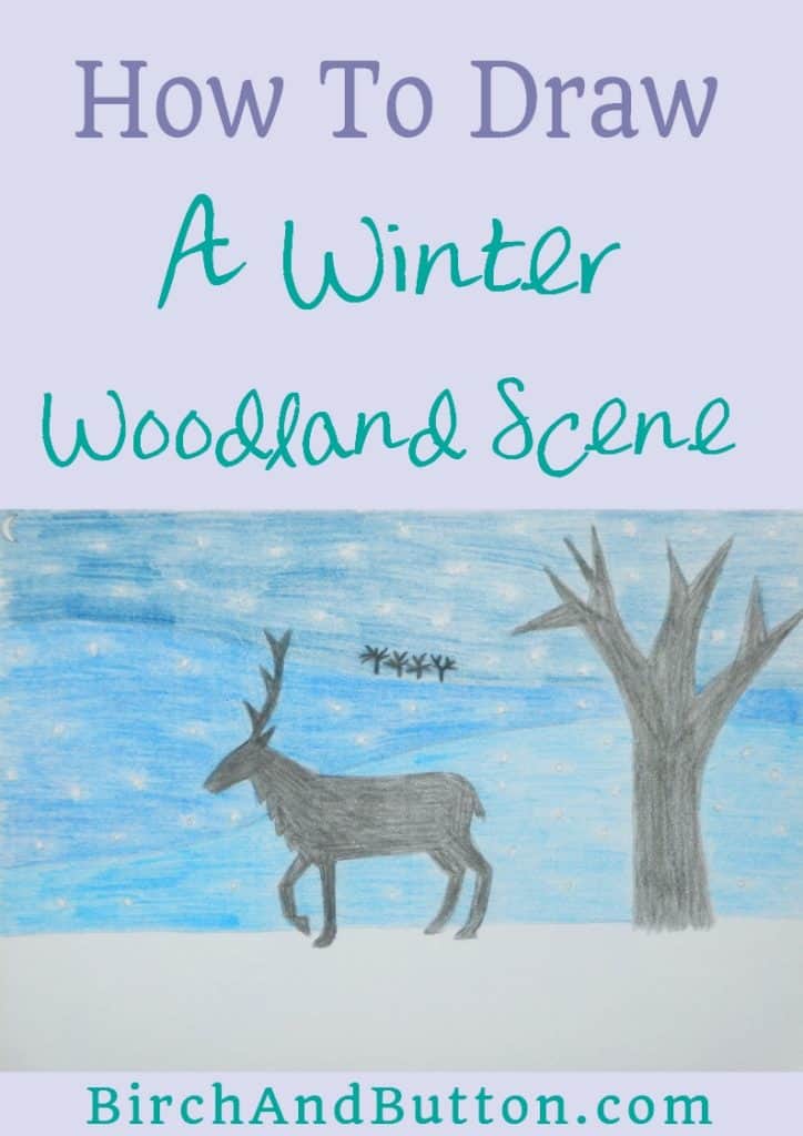 If you're in the mood to practice your drawing with a wintery scene, I have just the thing for you. In this blog post we're going to be drawing and colouring a stag standing in a snowy landscape. It's a straightforward pencil drawing that's still really effective. Click through for the tutorial.