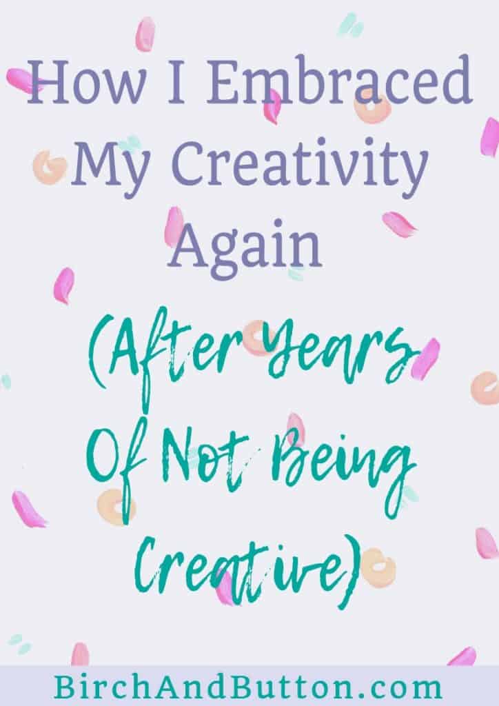 I didn’t spend much time at all being creative in my early twenties, and it’s only been in recent years when I was approaching 30 that I started to really embrace my creative side. Click through to read my personal story of how I lost touch with my creative side before coming back to it years later.
