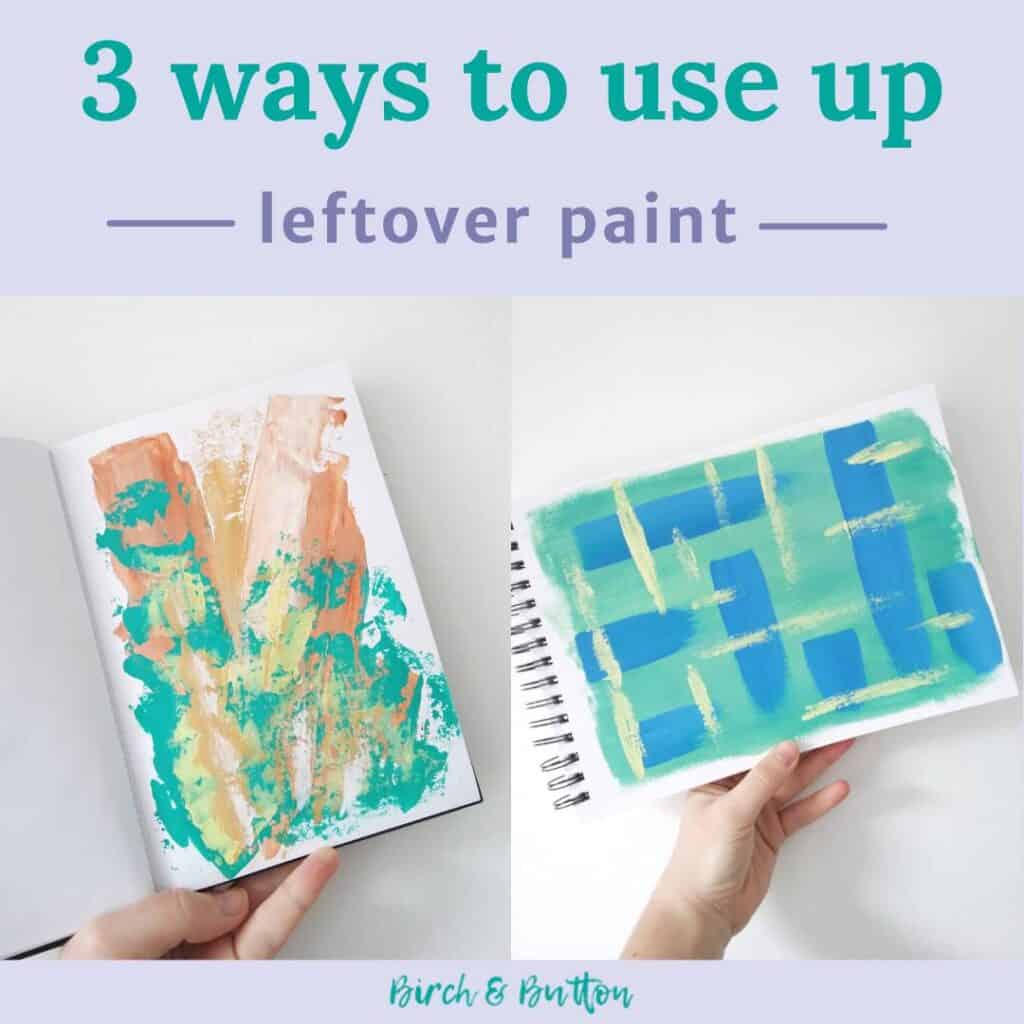 3 ways to use up leftover paint