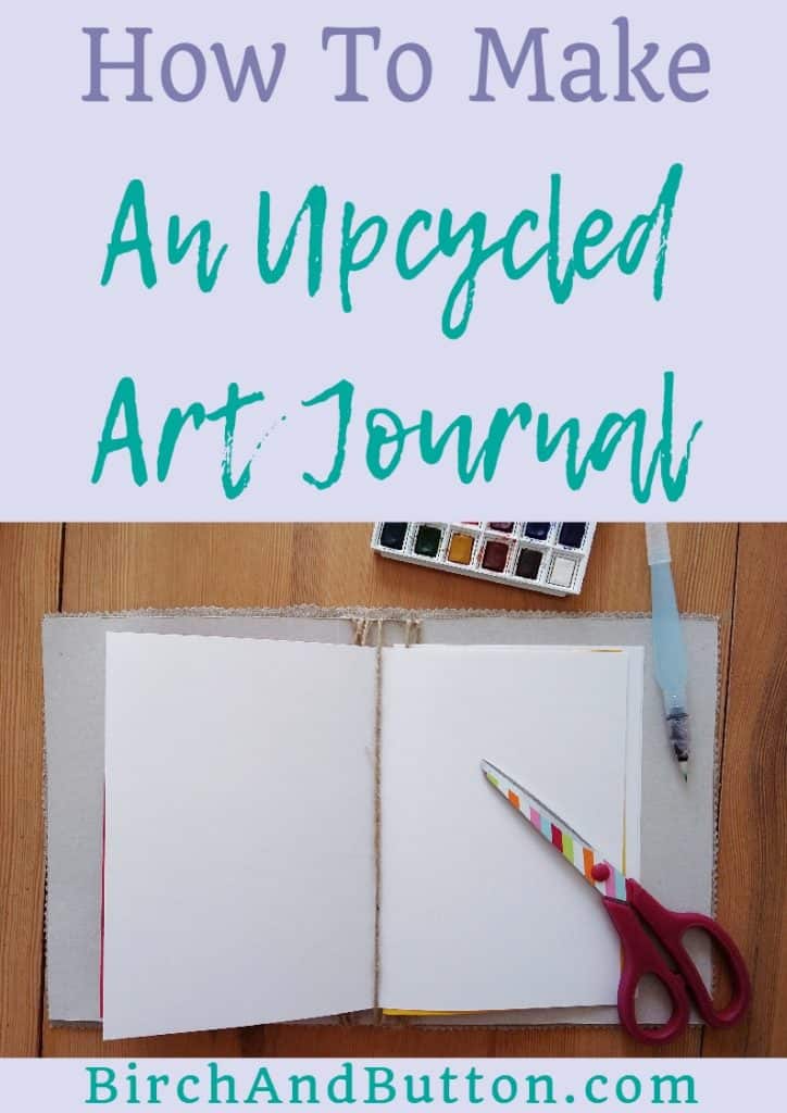 If you have an empty cereal box and a piece of leftover fabric (or even some old clothes you don’t mind cutting up!) you can make a simple upcycled art journal. Use up some of the craft supplies you have in your stash to make this fun project. Click through for the step-by-step tutorial.