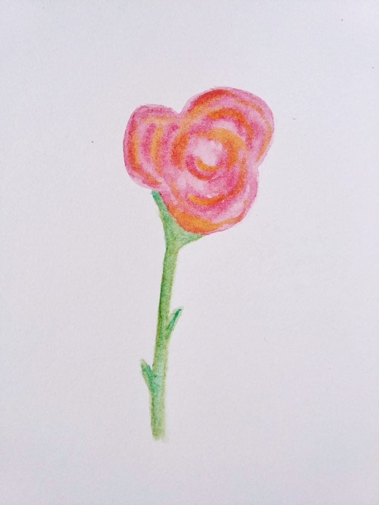 Roses are popular flowers that many people love, but if you’re not a confident painter they might look just a little too complicated to paint. Well, that’s definitely not the case! Check out my method for painting a simple and quick abstract watercolour rose in this blog post.