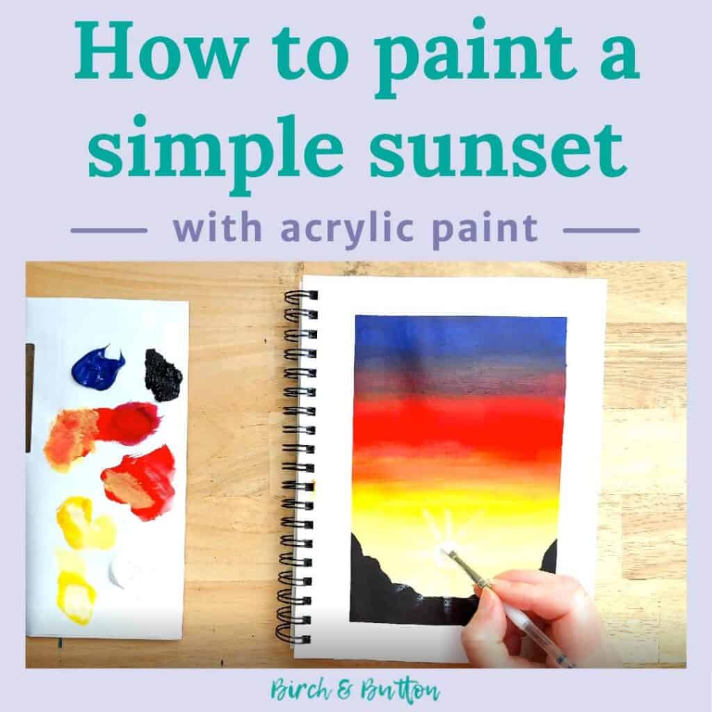 ACRYLIC PAINTING TUTORIAL  STEP by STEP HOW TO PAINT AN AUTUMN